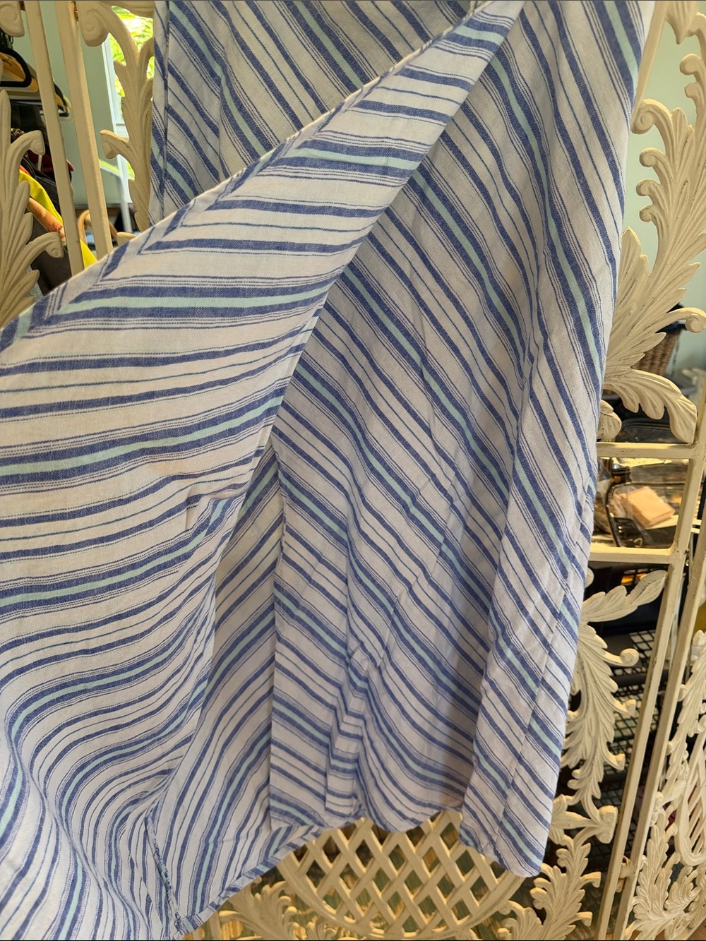 a new day Blue and White Striped Skirt Set - Picture 7 of 10